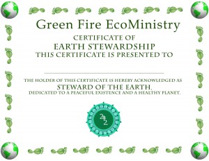 GreenFireEarthStewardCertificate